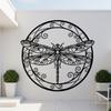 Large Metal Dragonfly Wall Art, Intricate Garden Sculpture, Nature Insect Decor for Outdoor, Big Hanging Sign, Gift for Nature Lover