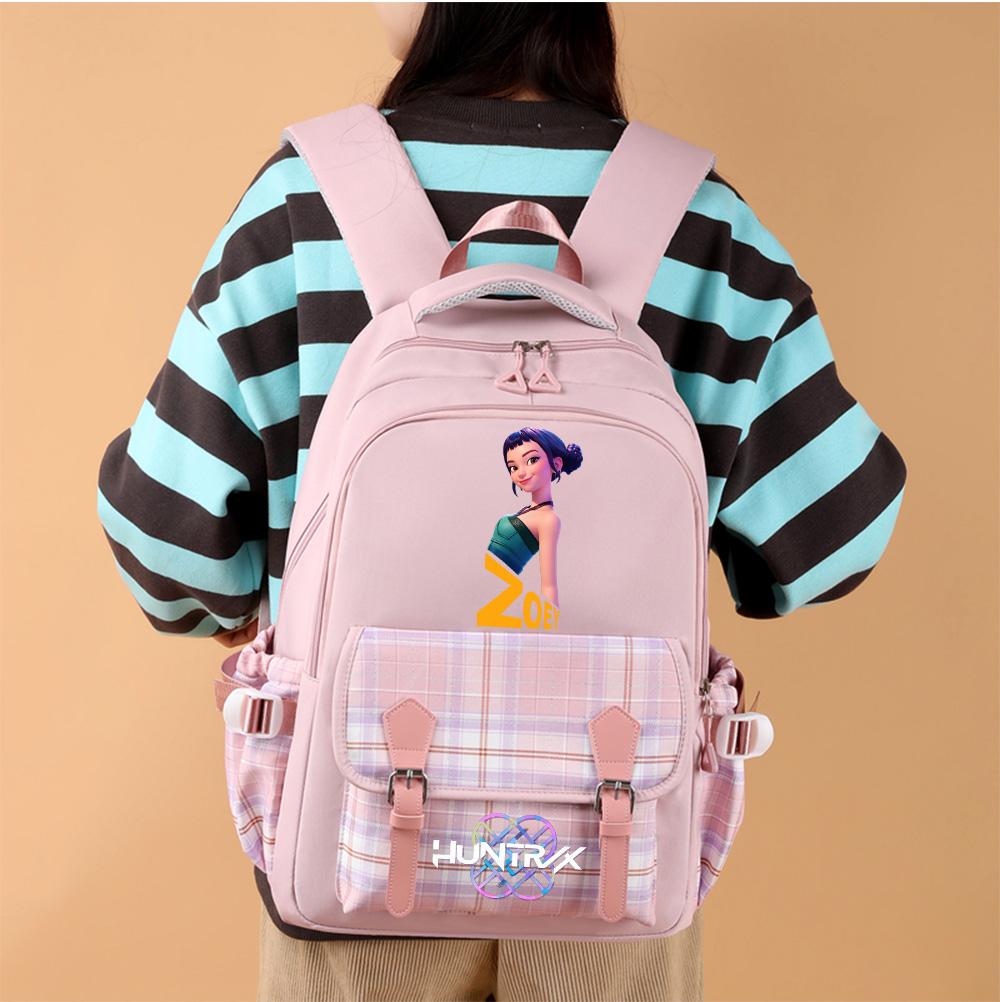 Anime Cartoon K-Pop Printed Large Capacity Backpack for Teenger Student Girl Boy Schoolbag Bookbag Women Waterproof Travel Bag Mochila Kid Gift