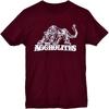 La Maglietta Aggrolites Colore Rosso Taglia Completa S5XL FN1442 T-Shirt Unisex