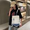 Korean version of trendy backpack women's fashion versatile Oxford cloth bag lightweight student schoolbag anti-theft travel small backpack