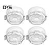 1/2/4/6 Stuks Transparante Gasfornuis Knop Beschermer Stofdicht Babyproof Keuken Magnetron Schakelaar Knop Vergrendeling Beschermer Kinderveiligheid Bescherming Ovenknop