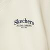 Skechers Solid Color V-Neck Short Sleeve Polo Shirt Women Tops L226W141-0074