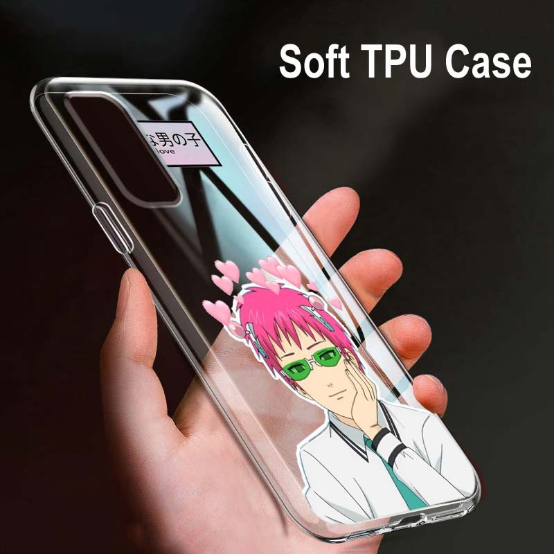 

Катастрофическая жизнь Сайки К для OPPO Reno7 SE 6 5 ZF 4G 5G Find X2 X3 Neo Lite Pro Plus Прозрачный мягкий чехол для телефона Coque OPPO Reno5 F 4G