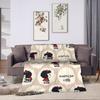 Mafaldas Cartoon Soft Blanket Travel Plush Throw Blanket Print Couch Chair Flannel Bedspread Sofa Bed Cover