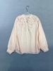 Nanyou 2026 Spring French Style Lace Embroidered Loose Shirt