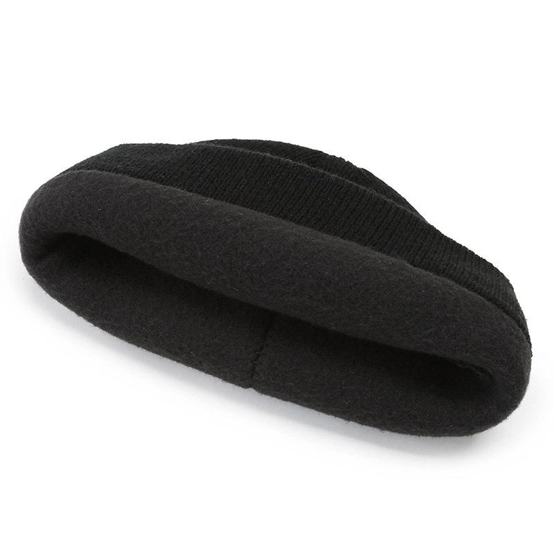 Winter Men's and Women's Hats Outdoor Riding Cold-proof and Warm Ear Protection Knitted Hat Korean Version Fashionable Versatile Solid Color Dome Hat