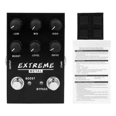 Elektrická kytara Efekt Distortion Pedál Kytarová Součástka Kytarový Efektor Hudební Příslušenství Kytarový Efekt Delay Slitinová Textura