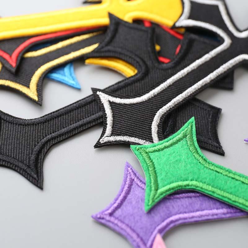 According To Embroidery Embroidery Cloth Sticker Computer Embroidery Chapter Bible Colored Cross Clothing Accessories Clothes Decorative Patch Cloth