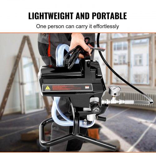 VEVOR Stand Airless Paint Sprayer, 950W 3000PSI High Efficiency Electric Airless Sprayer, Fine And Even Painting Effect