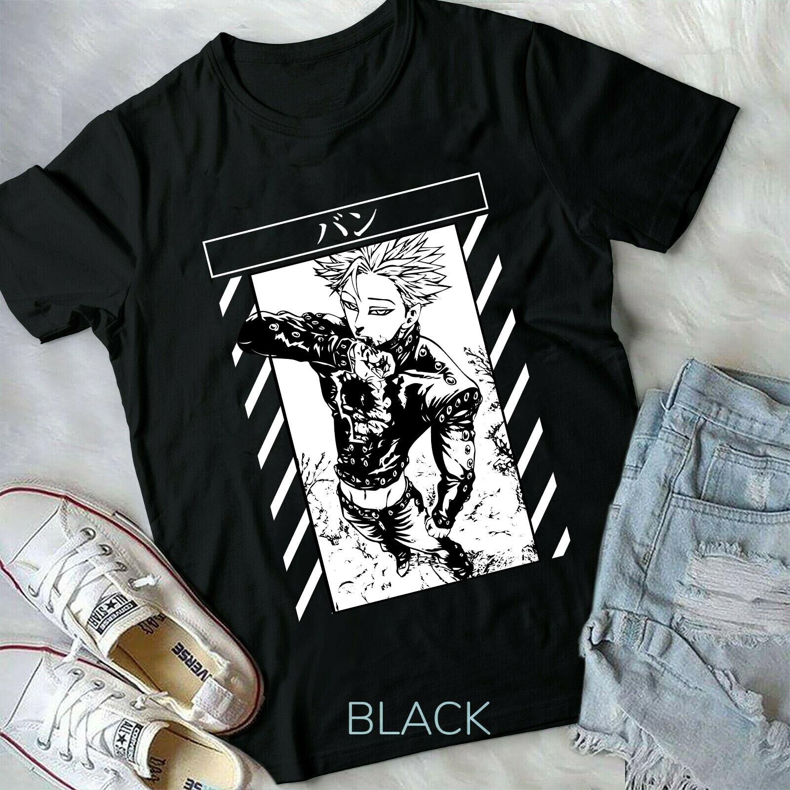 Ban The Seven Deadly Sins Nanatsu no Taizai Manga Aesthetic Unisex T-shirt XXXXL