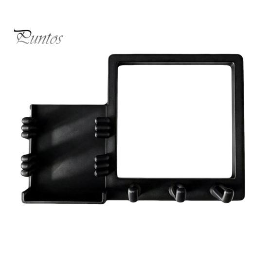 Vintage Home Decor Switch Hook, Wall Mounted Space Saving Design, Remote Control Durable Coat Hooks Storage Box, Key Holder for Living Room