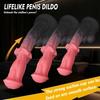 Soft Silicone Horse Cock Fantasy Dildo with Suction Cup Adult Pleasure Toy