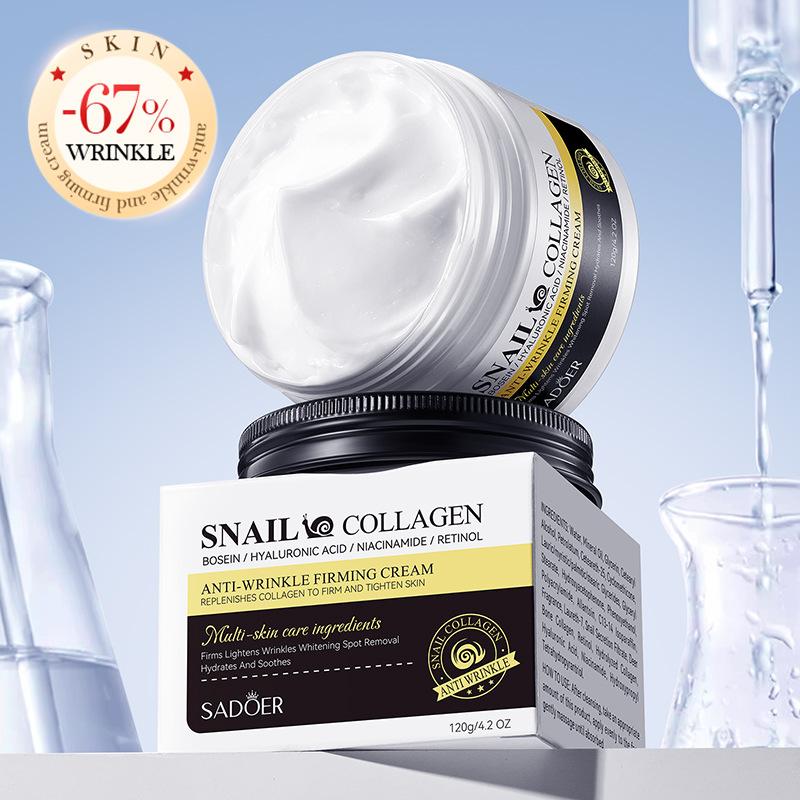 Snail Anti-Wrinkle Cream SADOER Collagen Firming Moisturizing Firming Cream