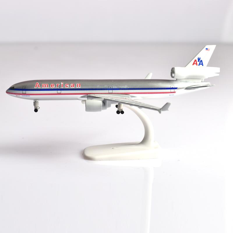 20CM Diecast Metal Planes American McDonnell Douglas MD-11 Plane Airplane Model Aircraft Model Collect Gifts