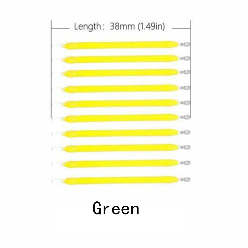 

10* Для лампы накаливания с нитью Эдисона Детали Светодиодный чип DC3V Или 12V Лампа накаливания 3V 100MA зелёный