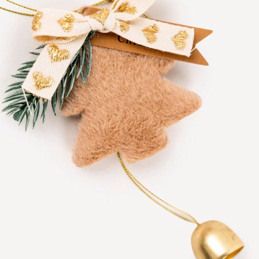 Christmas Tree Bell Xmas Tree Hanging Ornaments Christmas Tree Bell Wall Hanging  Female Lady Girl