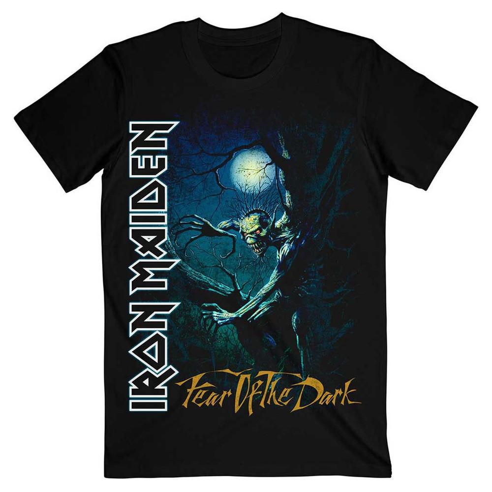 Iron Maiden T-Shirt Fear Of The Dark Tree Sprite Band New Black Official