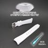 Swatch x OMEGA Exclusive Rubber Strap with Clicker Feature (White/Sun)