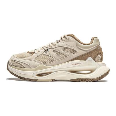 Li Ning Beyond Infinity Non-Slip Wear-Resistant Low-Top Casual Shoes Women Casual Shoes Light-Brown AZGT004-6