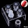 Stampo in Silicone per Rossetto a 4 Cavità Fai da Te Stampo per Balsamo Labbra Stampo Cosmetico Porta Rossetto Strumento per Artigianato Fai da Te Stampo Fatto a Mano
