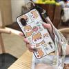 Waterproof Silicone Phone Case For Samsung Galaxy Xcover6 Pro/SM-G736U/B Soft Case Phone Holder Lanyard Back Cover Ring