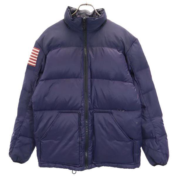 DENIM&SUPPLY Dunjakke M Navy system logo Herre Brukt