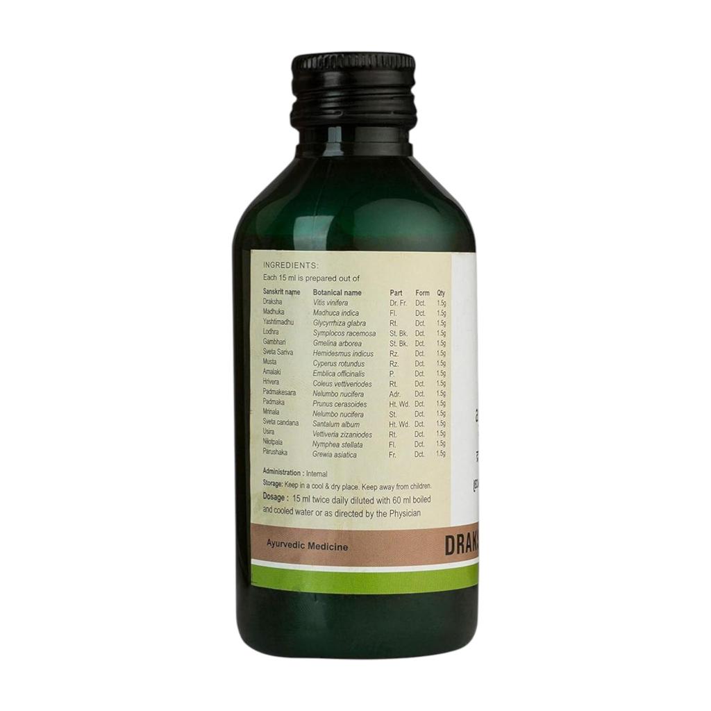 Kerala Ayurveda Drakshadi Kwath 200 Ml Pack of 1 Ayurvedic Digestive Support Natural Herbal Tonic