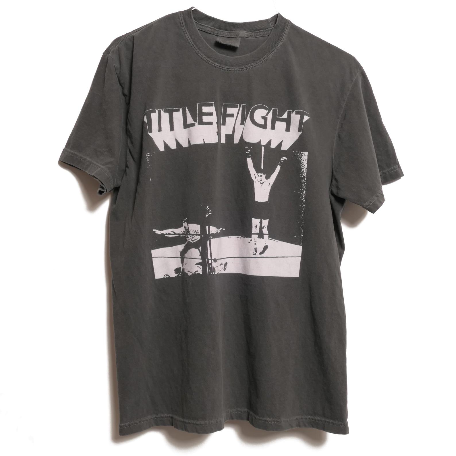 Title Fight American Rock Band Shoegaze Band Tee Ultra Faded Tour Hardcore Noise Post Punk Alternative Grunge Band Shirt Heavyweight - Med S