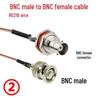 RG316 RF Coaxial BNC Male to Female Adapter for Wireless Mic Antenna Extension