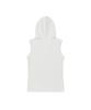 THE COLDEST MOMENT (W) Tcm Henley Neck Hooded Sleeveless T (Light Gray)