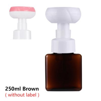 250ml Flower Dispenser Liquid Soap Floral Foam Hand Soap Bottle Pump Floret Bubbler Children Plastic Pressing Type Head Bottling