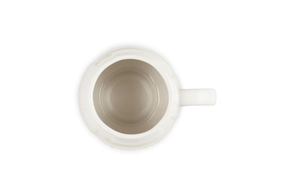 Le Creuset Mesh Mug, Meringue, Heat and Cold Resistant, Microwave and Oven Safe [Official Japanese Product]