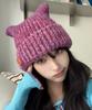 Tansanmageunesyum Button Cat Beanie (Pink)
