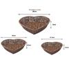 Retro Woven Imitation Rattan Fruit Plate  Wedding Candy Flower Storage