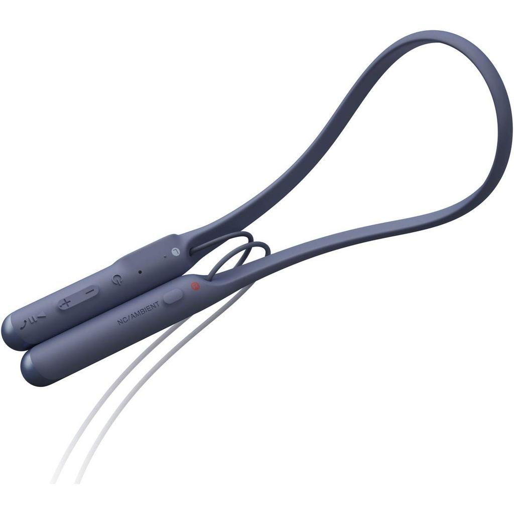 Sony Wireless Noise Cancelling Earphones Bluetooth Compatible Amazon Alexa Compatible 2019 Model with Microphone Blue LM WI-C600N / Built-in / apt-X