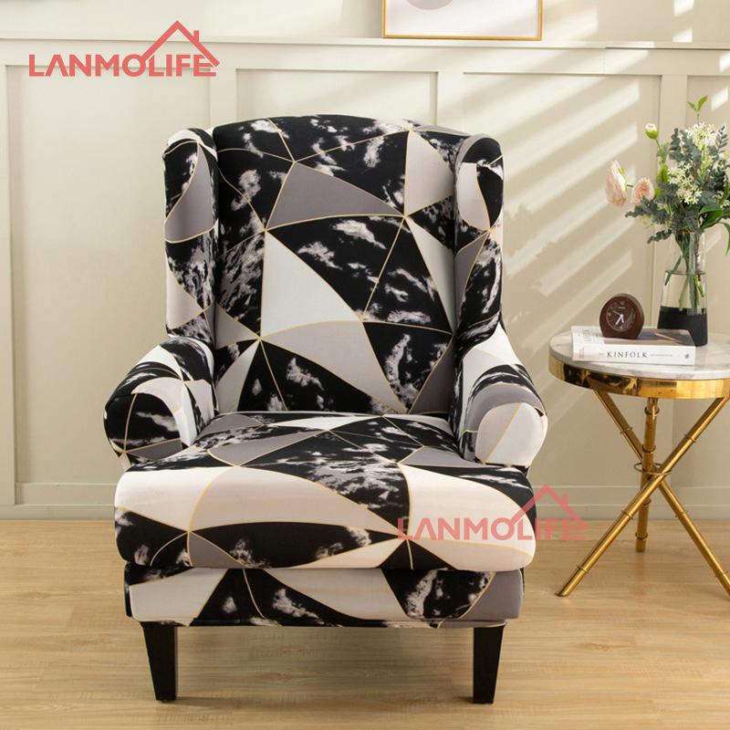 Чехлы для стульев с крыльями чехлы для кресел с принтом высокоэластичные чехлы для стульев с крыльями в виде тигра защитные чехлы для мебели в гостиной чехлы для односпальных диванов D362XW313XH433 inch 2450₽