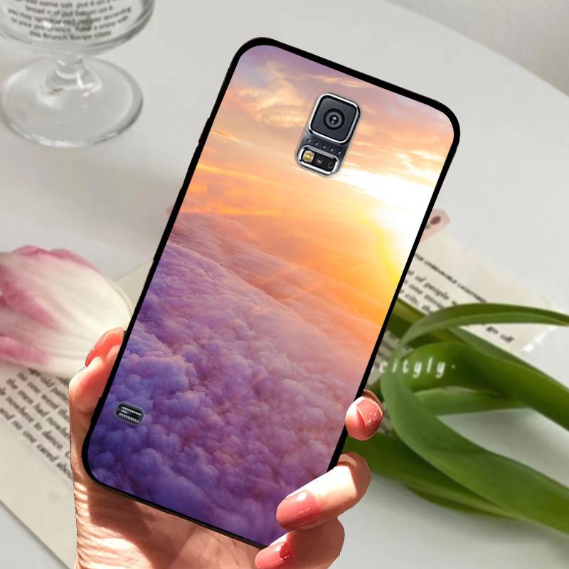 Für Samsung Galaxy S5 Hülle S 5 I9600 SM-G900F Niedliche Bemalte Silikon-Rückabdeckung Für Samsung S5 Hüllen G9006V Schutzhülle