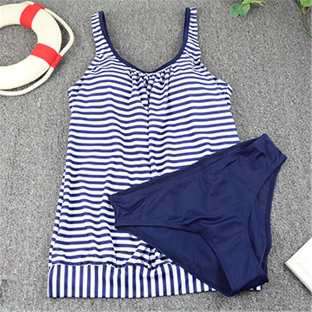 New Women's Two Piece Swimsuit Printed Swimming Top Bottom Female Padded Swimwear Bikini Bathing Suit Sexy Beachwear