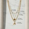 1Pcs Stainless Steel Star Coins Moon Charms Necklace For Women Girls Fashion Clavicle Chain Choker Jewelry Birthday Gift