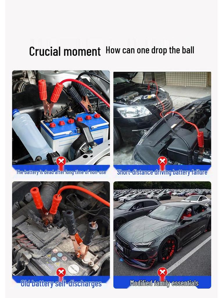 Universal Pure Copper Car Battery Disconnect Switch - Anti-Leakage Brass Main Knife Switch for Positive and Negative Terminals.