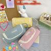 Washable Pen Bag Simple Storage Bag School Supplies Canvas Estuche  Student