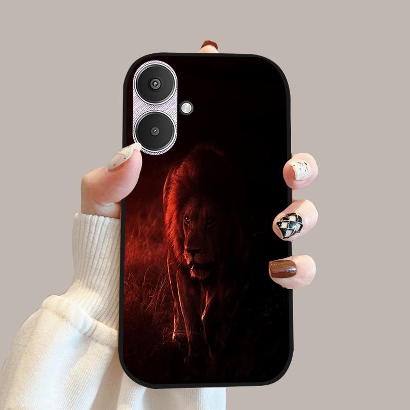 For Xiaomi Poco M6 5G Case 23128PC33I Silicone TPU Soft Phone Cover Cases For Redmi 13C 13R 5G Fashion Protective Fundas Shells