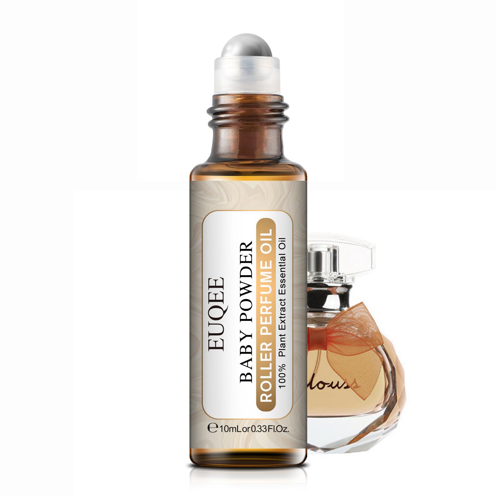 

5 шт. роликовое парфюмерное масло EUQEE для увлажнителя, аромат D-Jadore Angle, фрезия, кокос и ваниль, цветочное эфирное масло для диффузора, духи «сделай сам» 5pcs-Baby Powder
