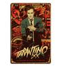Metallblechschild Vintage Shabby Dekorative Schilder Quentin Tarantino Film Schilder Haus Schlafzimmer Wandplatte Poster Dekor Blechschilder