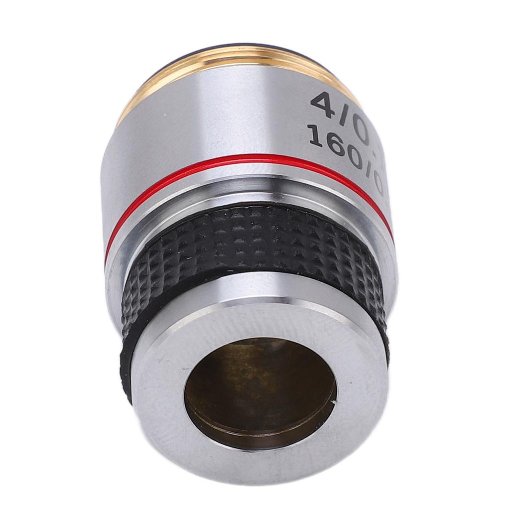 185 Achromatic Objective Lens Clear Standard 20mm Thread Biological Microscope Objective4 0.10