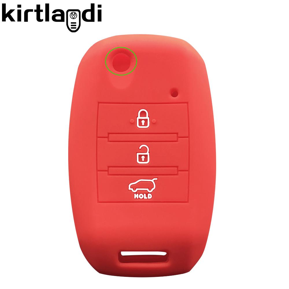 Silicone Key Cover Case Holder Keychain For Kia Rio 3 Sportage 3 4 Ceed Optima Sorento Xm Fl Cerato Kx K2 K3 K4 K5 Soul Sorento