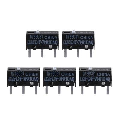 5Pcs Omron Mouse Micro Switch D2FC-F-7N (10M) for Logitech Microsoft Button
