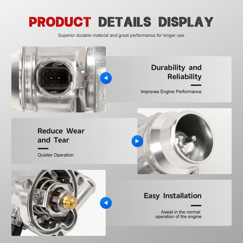 25193922 Aluminum Coolant Thermostat Housing & Water Outlet kit For Chevy Curze 2011-2016 Sonic 12-20 Trax 2015- 55565334