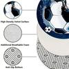 Football Graffiti Movement Flannel-printed round floor mats are slip-resistant Suitable for room bedroom terrace garden carpets