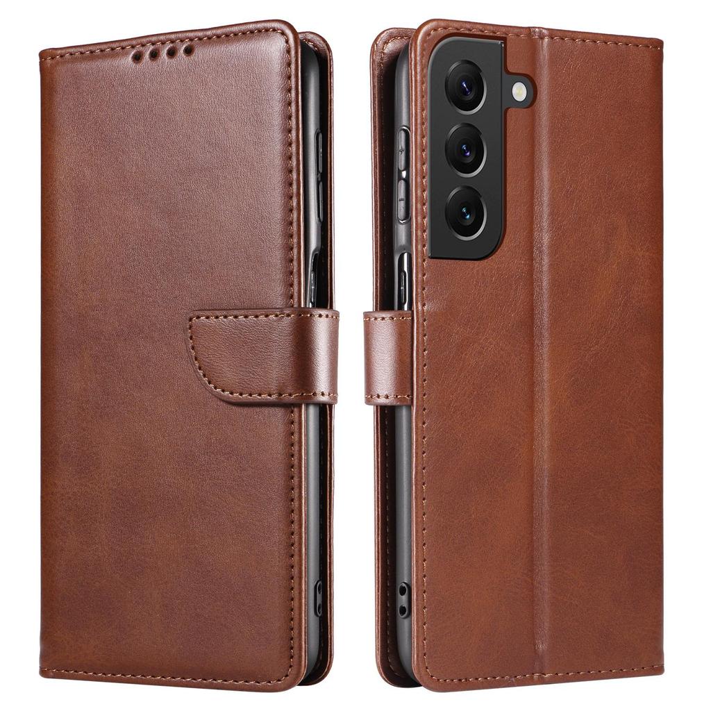Samsung S24 Plus Leather Case: A15, A54 5G, A14, A35 Flip Cover with Magnetic Suction for Enhanced Protection.